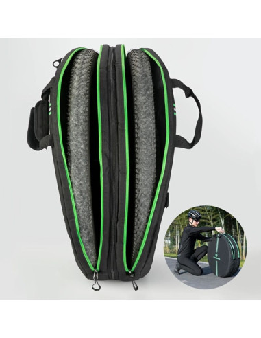 Pokrowiec transportowy rockbros d40 na koło ø74cm - czarny