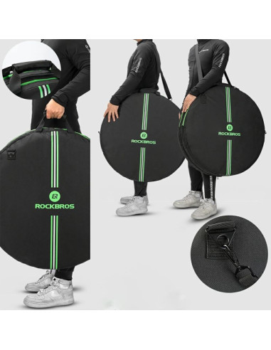 Pokrowiec transportowy rockbros d40 na koło ø74cm - czarny