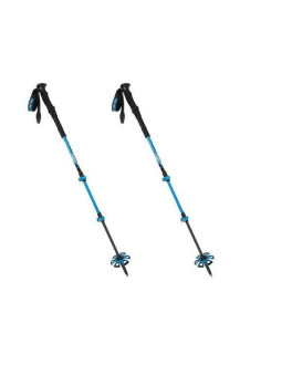 Kije skitourowe viking vario tour skitouring 65-135cm, niebieskie