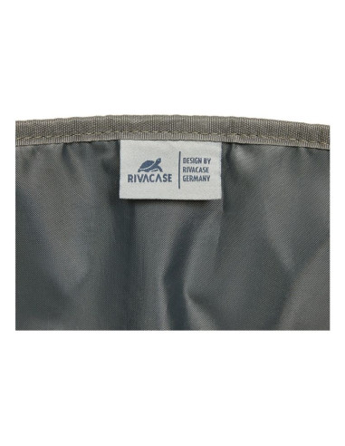 Rivacase eden plecak plecak podróżny oliwkowy skóra woskowana (pull up), poliester, przetworzony politereftalan etylenu (rpet)