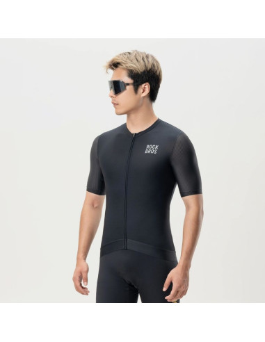 Koszulka rowerowa rockbros 15200025 z krótkim rękawem rozmiar xl - czarna