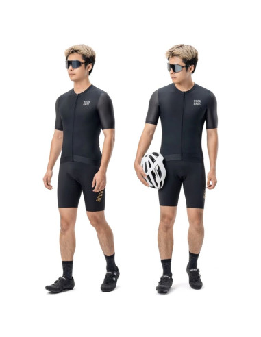 Koszulka rowerowa rockbros 15200025 z krótkim rękawem rozmiar xxl - czarna