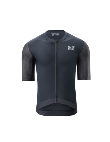 Koszulka rowerowa rockbros 15200025 z krótkim rękawem rozmiar xxxl - czarna