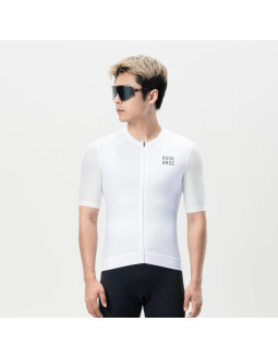 Koszulka rowerowa rockbros 15200025 z krótkim rękawem rozmiar xxxl - biała 2