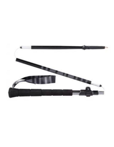 Kije trekkingowe viking kettera pro long grip trekking 37-135cm, czarne