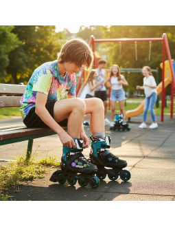 Na2053a łyżworolki vibe turkusowe rozm. xs(29-32) nils extreme 2