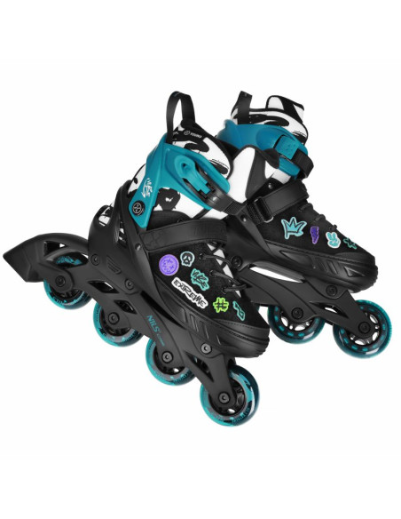 Na2053a łyżworolki vibe turkusowe rozm. xs(29-32) nils extreme