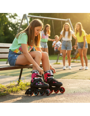 Na2053a łyżworolki vibe różowe rozm. m(37-40) nils extreme