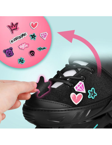 Na2053a łyżworolki vibe różowe rozm. m(37-40) nils extreme