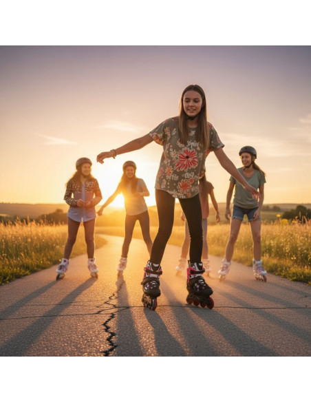 Na2053a łyżworolki vibe różowe rozm. m(37-40) nils extreme