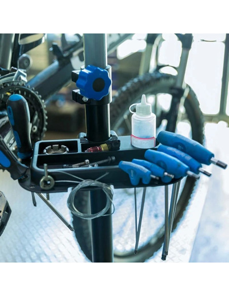 Stojak serwisowy rockbros mp-02 do rowerów z pokrętłami podłogowy - czarny