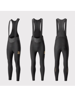 Spodnie rowerowe z szelkami rockbros ydck012-1 długie polarowe z wkładką rozmiar s - czarne 2