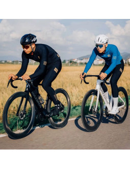 Spodnie rowerowe z szelkami rockbros ydck012-1 długie polarowe z wkładką rozmiar l - czarne 2