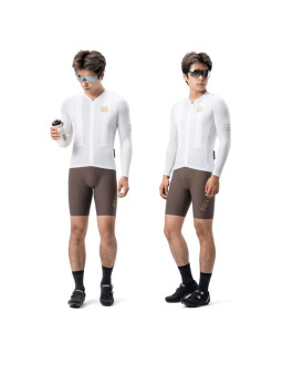 Koszulka rowerowa rockbros ydcx008 diamond z długim rękawem rozmiar m - biała 2