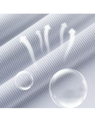 Koszulka rowerowa rockbros ydcx008 diamond z długim rękawem rozmiar m - biała