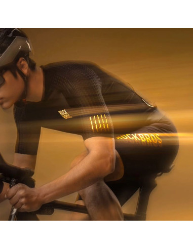 Koszulka rowerowa rockbros yddx011 diamond z krótkim rękawem rozmiar xs - czarna