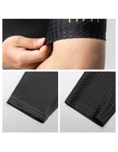 Koszulka rowerowa rockbros yddx011 diamond z krótkim rękawem rozmiar l - czarna