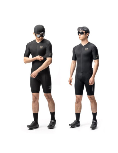 Koszulka rowerowa rockbros yddx011 diamond z krótkim rękawem rozmiar xl - czarna