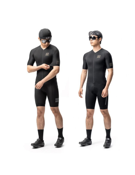 Koszulka rowerowa rockbros yddx011 diamond z krótkim rękawem rozmiar xl - czarna