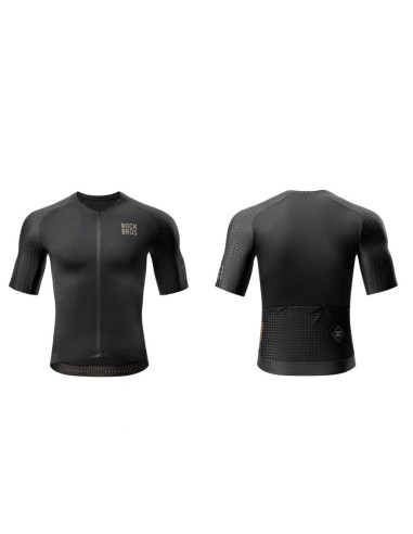Koszulka rowerowa rockbros yddx011 diamond z krótkim rękawem rozmiar xxl - czarna