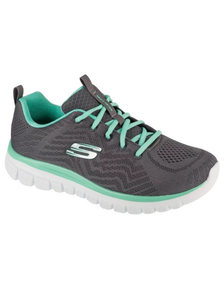 Skechers graceful - get connected 12615w-ccgr szare 37