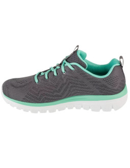 Skechers graceful - get connected 12615w-ccgr szare 37 2