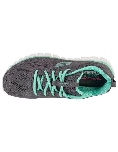 Skechers graceful - get connected 12615w-ccgr szare 37