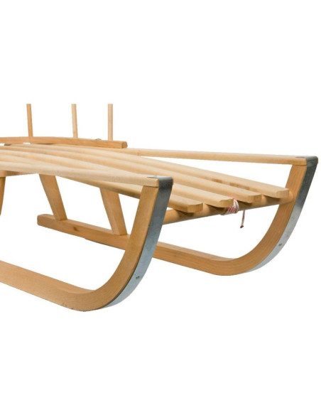 Sanki drewniane nina z oparciem