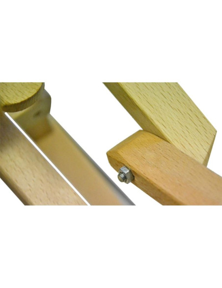 Sanki drewniane nina z oparciem