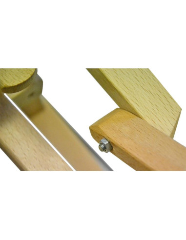 Sanki drewniane nina z oparciem