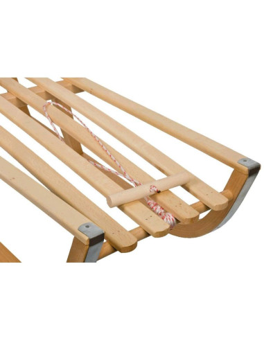 Sanki drewniane nina z oparciem