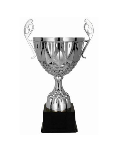 Puchar metalowy srebrny mufas