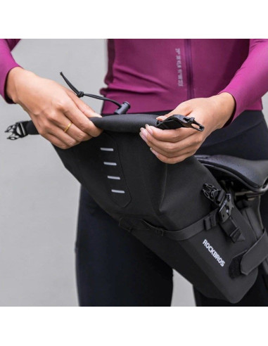 Torba rowerowa rockbros 30130061001 pod siodełko 3l - czarna