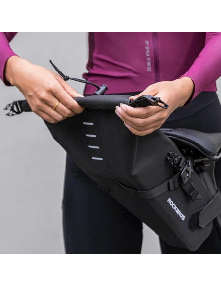 Torba rowerowa rockbros 30130061001 pod siodełko 3l - czarna