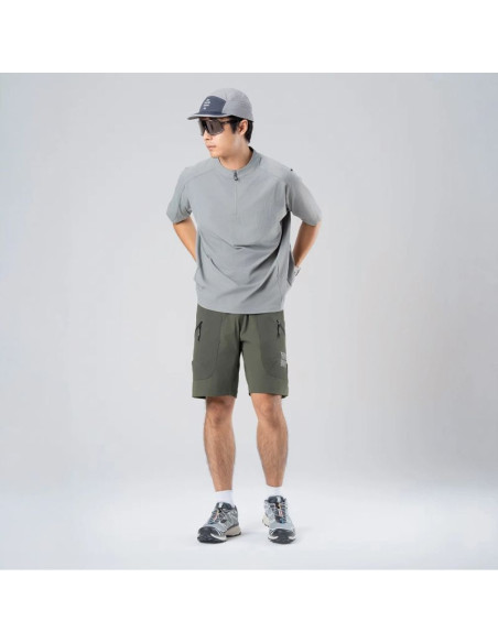 Szorty rockbros yddk015 z paskiem rozmiar m - zielone