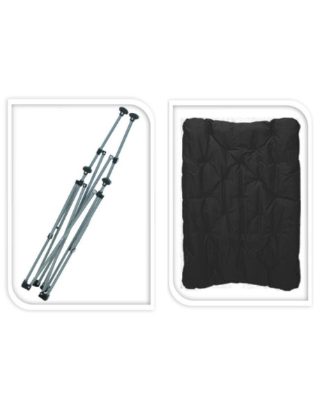 Fotel campingowy high deluxe z poduszką antracyt redcliffs