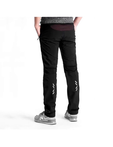 Spodnie sportowe rockbros patrol kolarskie wiatroszczelne rozmiar l - czarne