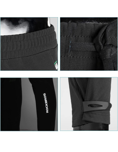Spodnie sportowe rockbros patrol kolarskie wiatroszczelne rozmiar l - czarne