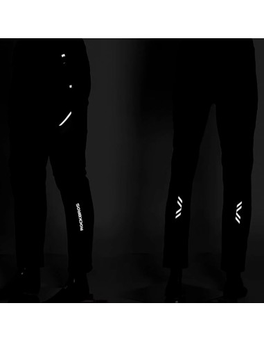 Spodnie sportowe rockbros patrol kolarskie wiatroszczelne rozmiar l - czarne