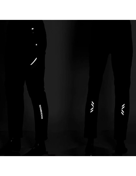 Spodnie sportowe rockbros patrol kolarskie wiatroszczelne rozmiar l - czarne