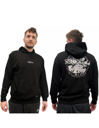 O'neill aguazul bluza sportowa kangurka z kapturem męska czarna modna