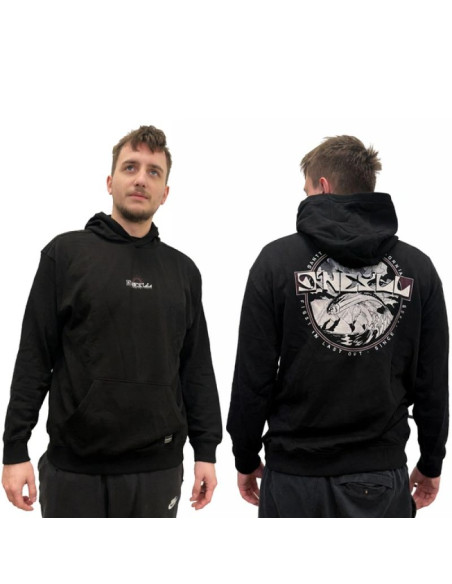 O'neill aguazul bluza sportowa kangurka z kapturem męska czarna modna