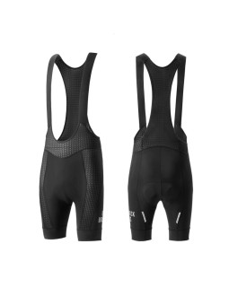 Spodenki rowerowe z szelkami rockbros yddk009 męskie krótkie z wkładką rozmiar m - czarne 2