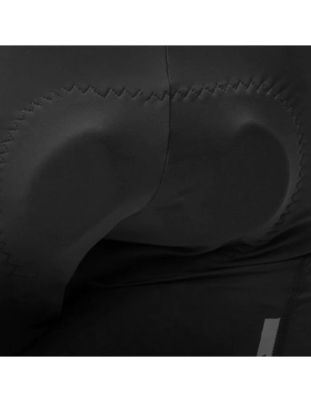 Spodenki rowerowe z szelkami rockbros yddk009 męskie krótkie z wkładką rozmiar l - czarne