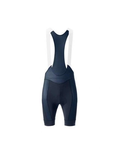 Spodenki rowerowe z szelkami rockbros yddk009 męskie krótkie z wkładką rozmiar m - ciemnoniebieskie