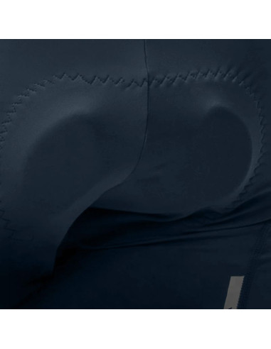 Spodenki rowerowe z szelkami rockbros yddk009 męskie krótkie z wkładką rozmiar xl - ciemnoniebieskie