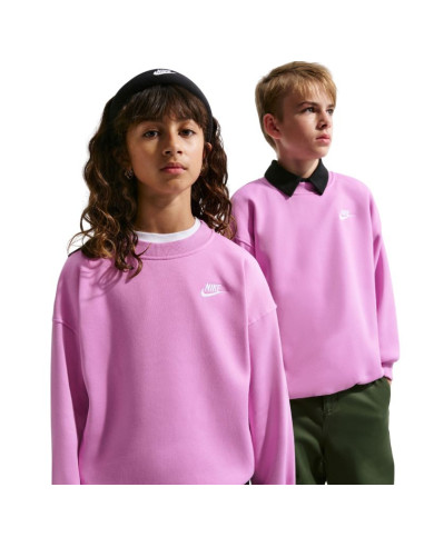 Bluza dla dzieci nike sportswear club fleece różowa fd2923 503