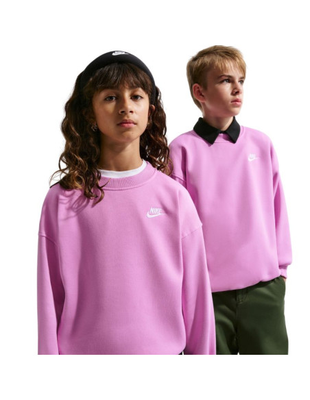 Bluza dla dzieci nike sportswear club fleece różowa fd2923 503