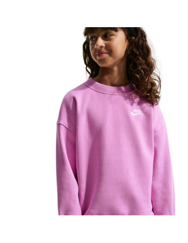 Bluza dla dzieci nike sportswear club fleece różowa fd2923 503