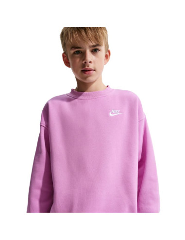 Bluza dla dzieci nike sportswear club fleece różowa fd2923 503